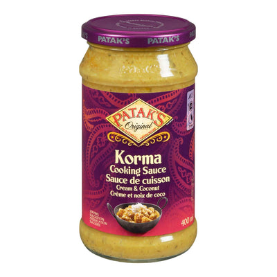 Patak's Korma Cream & Coconut Cooking Sauce, 400 mL