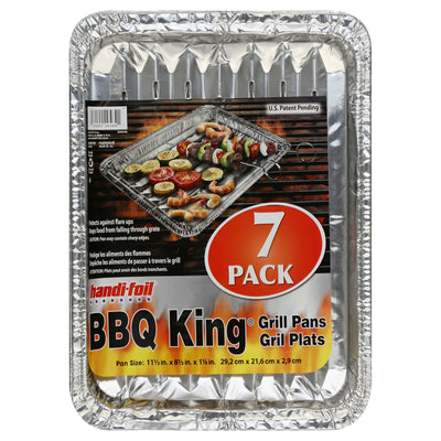 HF BBQ KING FOIL PAN 11.5X8.5" [7 PK]