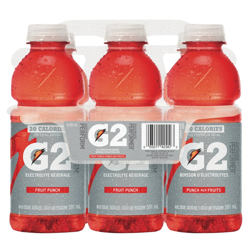 Gatorade Fruit Punch Sports Drink, 591 mL, 6 ct