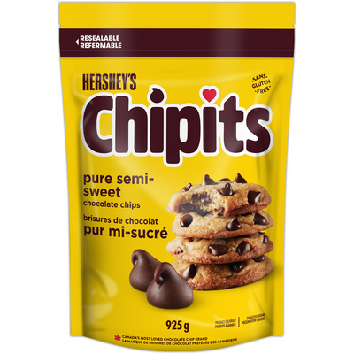 HERSHEY CHIPITS SEMI SWEET [925 GR]