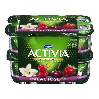 ACTIVIA LACT FREE VAN/ST/RB/CH [12 PK]