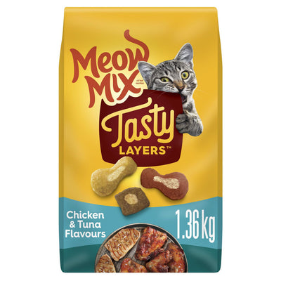 MEOW MIX TL DRY CHICKEN & TUNA [1.36 kg]