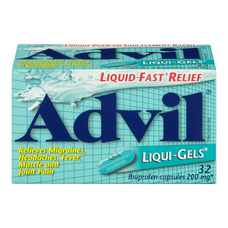 ADVIL IBUPROFEN LIQUI-GEL 200m [32 PK]