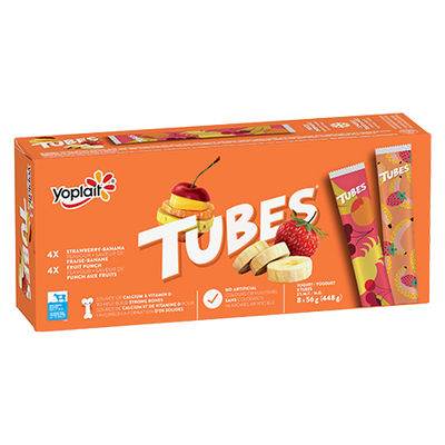 YOPLAIT TUBES S/B BANANA FRUIT [8 PK]