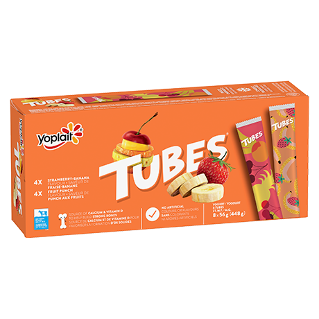 YOPLAIT TUBES S/B BANANA FRUIT [8 PK]