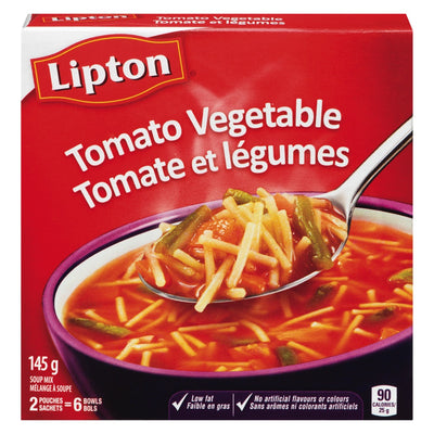 LIPTON TOMATO VEGETABLE SOUP [145 GM] - 2 for $5.00