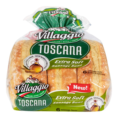 VILLAGGIO TOSCANA SAUSAGE BUN [6 PK]