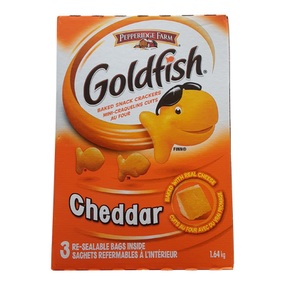 Goldfish Cheddar Crackers, 3 ct