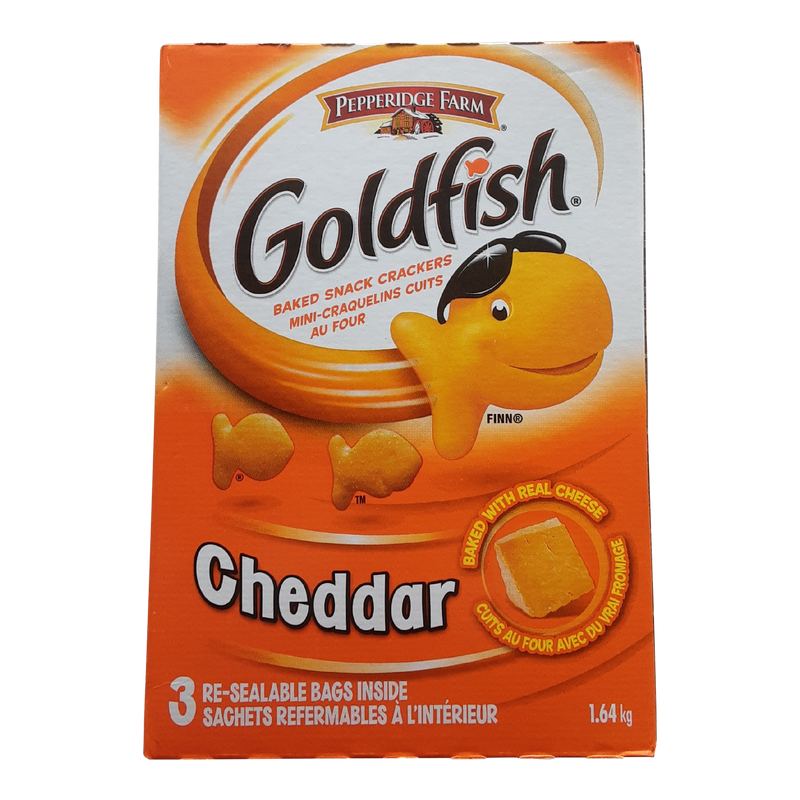 Goldfish Cheddar Crackers, 3 ct