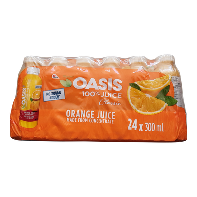 OASIS 100% ORANGE JCE 24x300ml [24 PK]