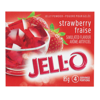 JELLO POWDER STRAWBERRY [85 GM]