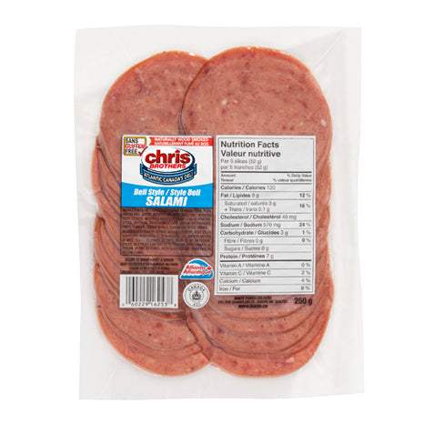 CHRIS BROS SALAMI SLICED [250 GM]