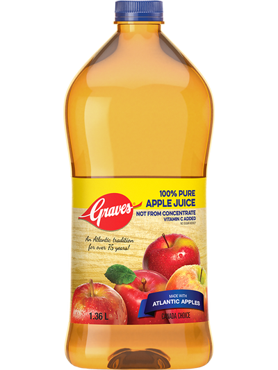 GRAVES 100% PURE APPLE JUICE [1.36 LT]