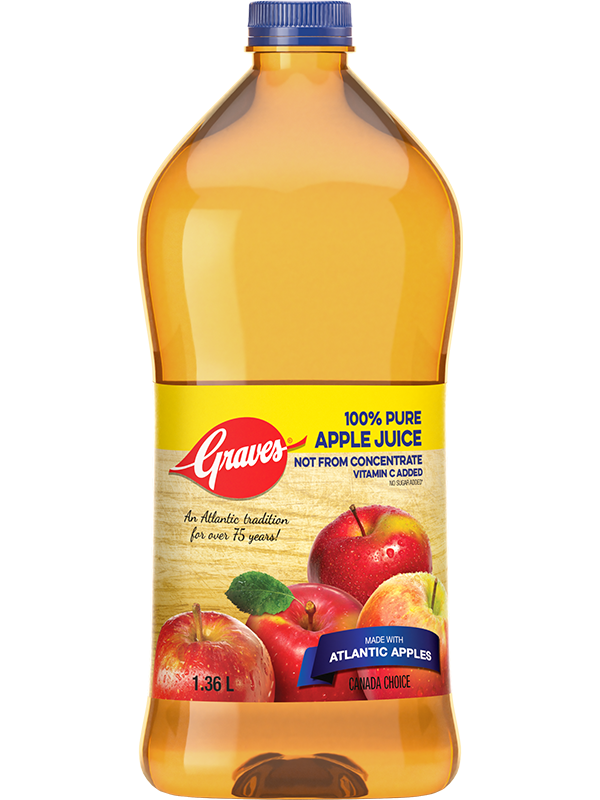 GRAVES 100% PURE APPLE JUICE [1.36 LT]