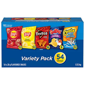 LAYS VARIETY PACK 54x28g [54 PK]