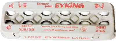 FJ EYKING LARGE WHITE EGGS [12 PK]