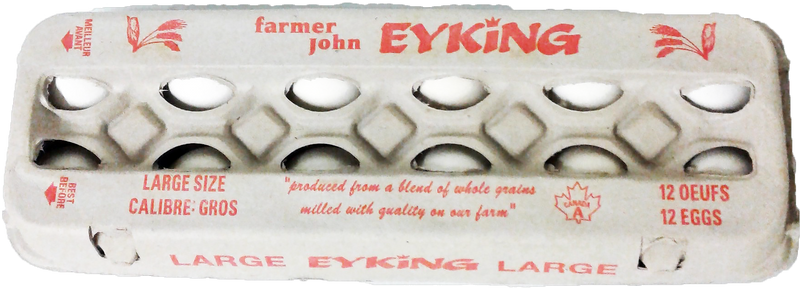 FJ EYKING LARGE WHITE EGGS [12 PK]