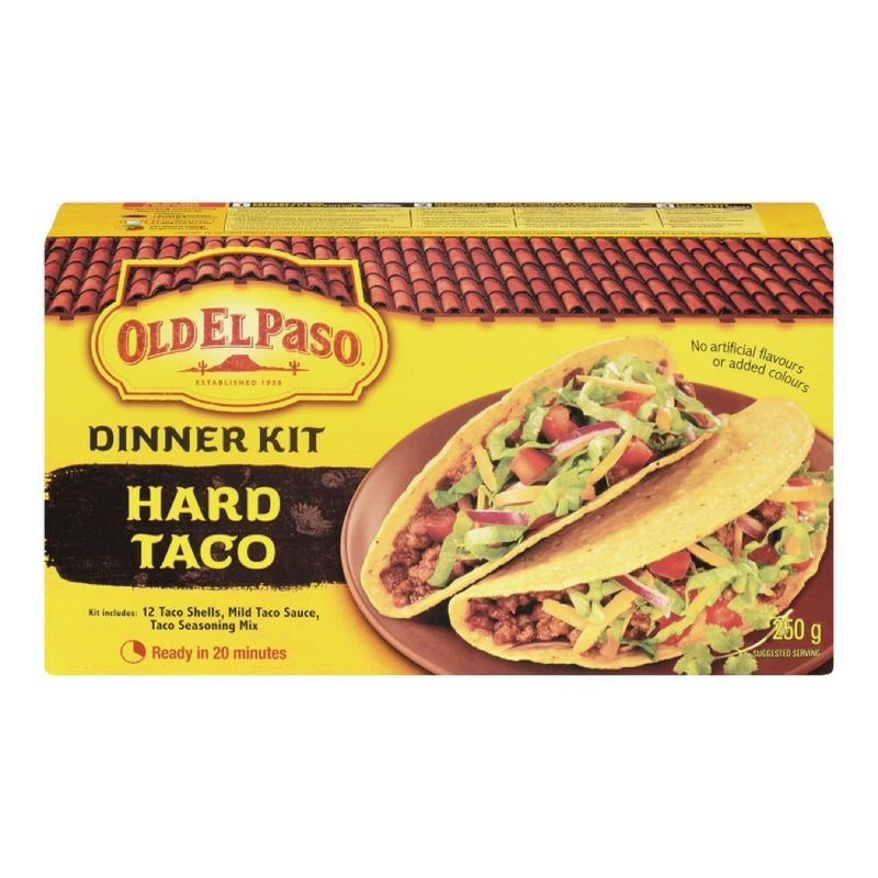 OLD EL PASO HARD TACO KIT [250 GM]