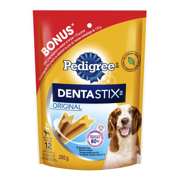 PEDIGREE DENTASTIX MED 12PC [292 GR]