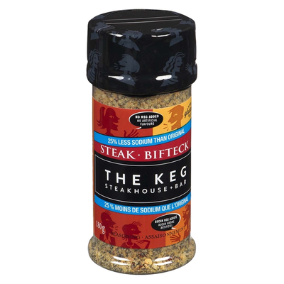 KEG STEAK SEASONING LESS SALT [180 GR]