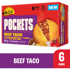 McCAIN POCKETS BEEF TACO [540 GR]