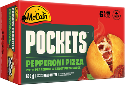 McCAIN PIZZA POCKET PEPP [600 g]