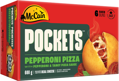 McCAIN PIZZA POCKET PEPP [600 g]