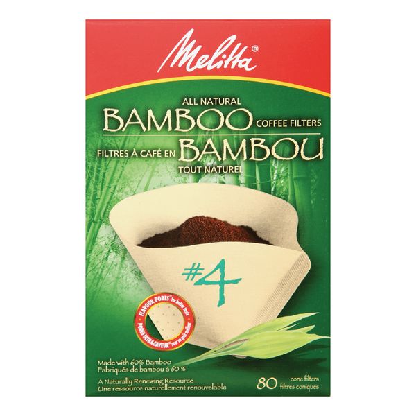 MELITA BAMBOO COFFEE FILTER [80 CT]