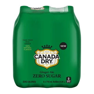 CANADA DRY ZERO SUGAR 6x710ml [6 PK]