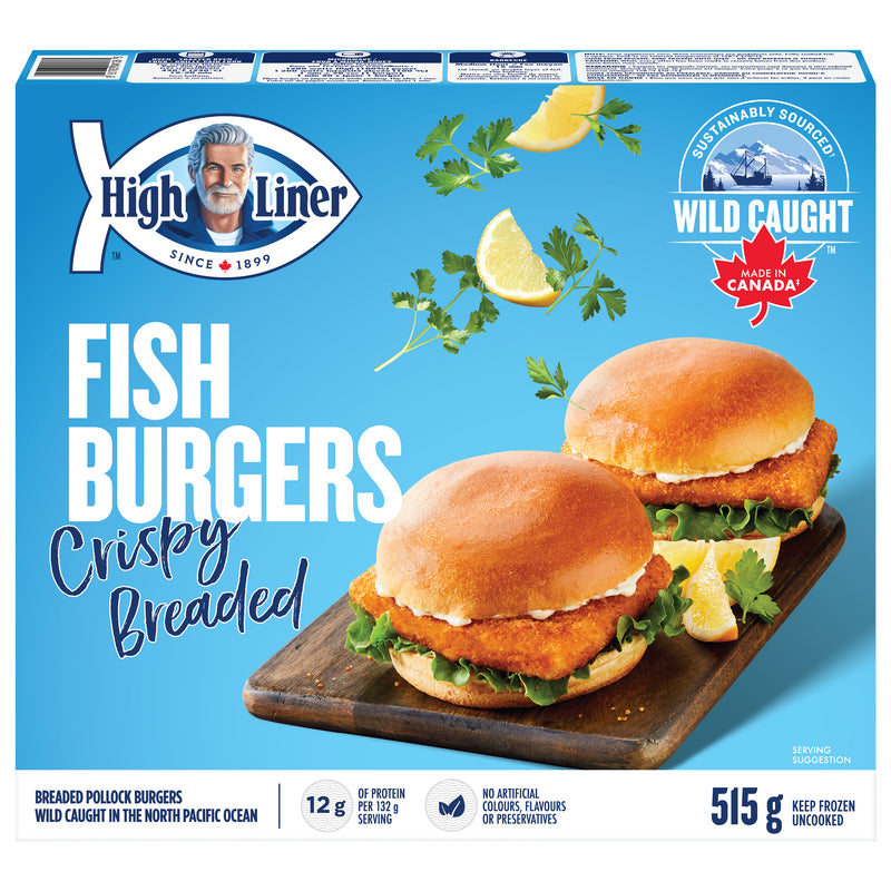 HL POLLOCK BURGERS BREADED [515 GM]