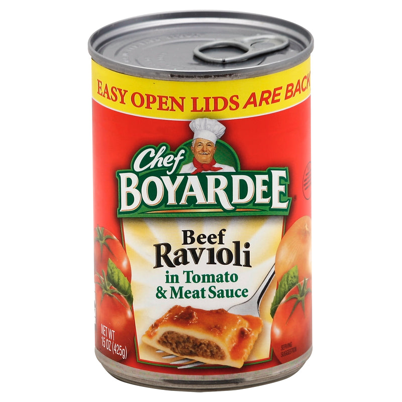 CHEF BOYARDEE BEEF RAVIOLI [425 GM] - 2 for $5.00