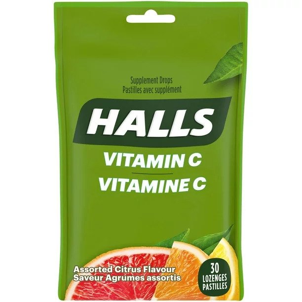 HALLS LOZENGES VITAMIN [30 PK]