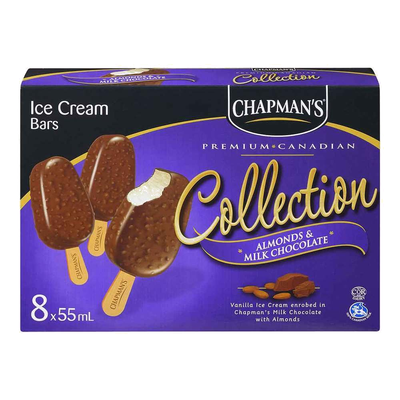 CHAPMANS ALMOND MILK CHOC [8 PK]