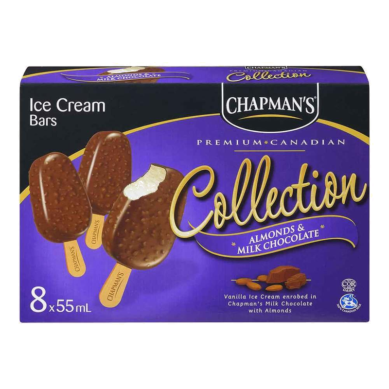 CHAPMANS ALMOND MILK CHOC [8 PK]