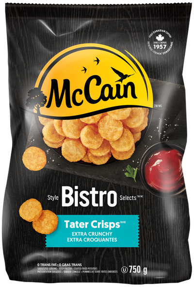 McCAIN BISTRO TATER CRISPS [400 GR]