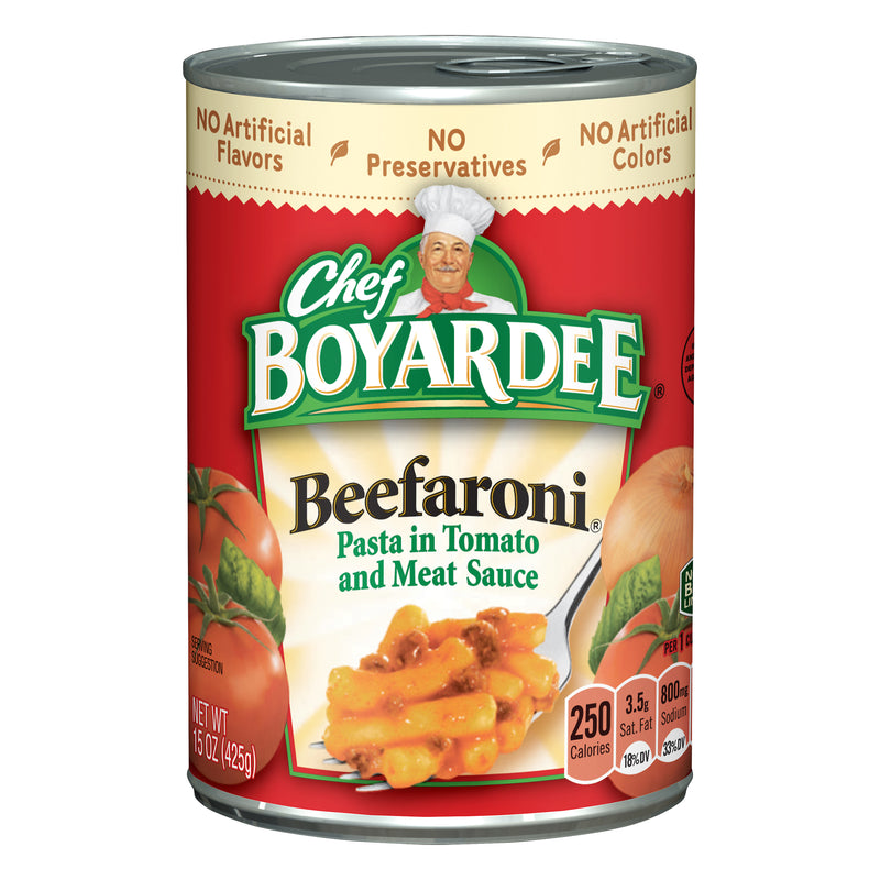 CHEF BOYARDEE BEEFARONI [425 GM] - 2 for $5.00