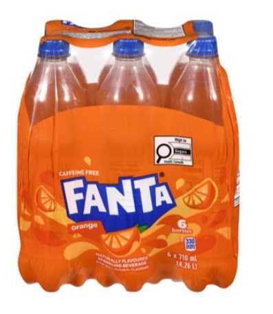 FANTA ORANGE CAFF FREE 6x710ml [6 PK]