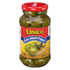 UNICO GREEN JALEPENO PEPPERS [375 ml]