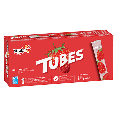 YOPLAIT TUBES STRAWBERRY [8 PK]