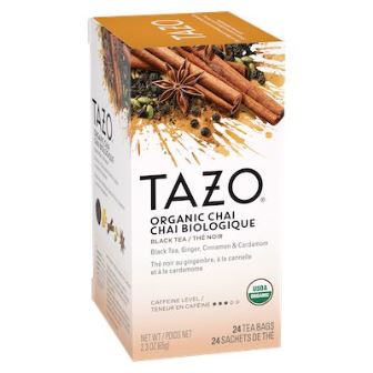 TAZO ORGC CHAI TEA [20 CT]