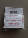 S/URCHIN RESTAURANT PORK RIBS [110 GM]