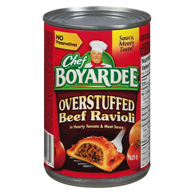 CHEF BOYARDEE OVERSTUFF RAV [425 GM] - 2 for $5.00