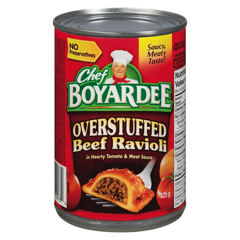 CHEF BOYARDEE OVERSTUFF RAV [425 GM] - 2 for $5.00