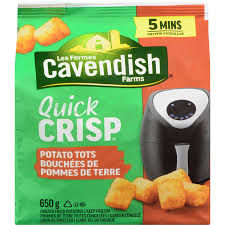 CAV QUICK CRISP POTATO TOTS [650 GR]