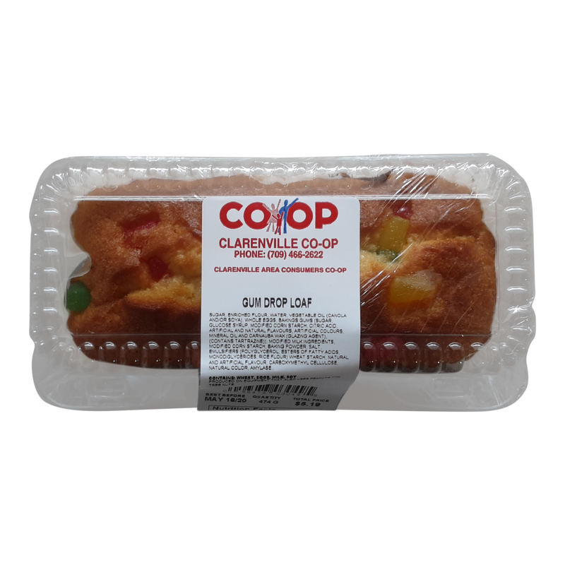 Clarenville Coop Gum Drop LOaf, 1 ct