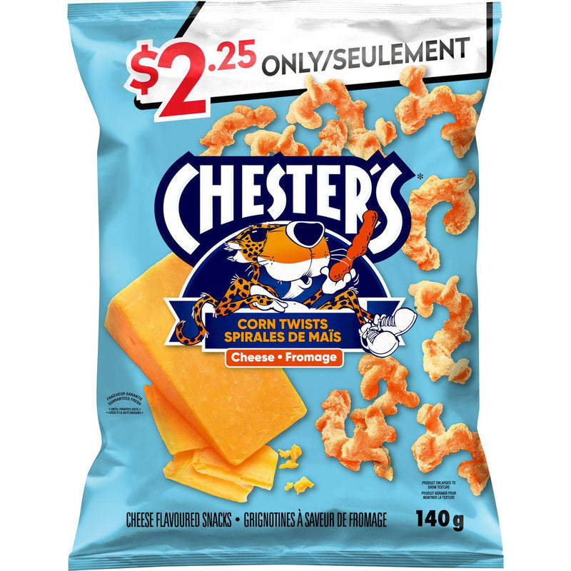 CHESTERS CORN TWISTS CHEESE [140 GR]
