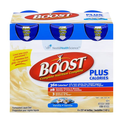BOOST PLUS VAN BEVERAGE [6 PK]